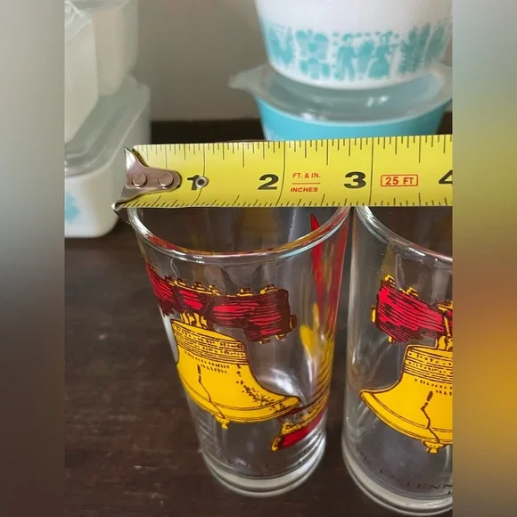 Vintage 1976 Bicentennial Liberty Bell Drinking Glasses❤️ - Picture 12 of 12